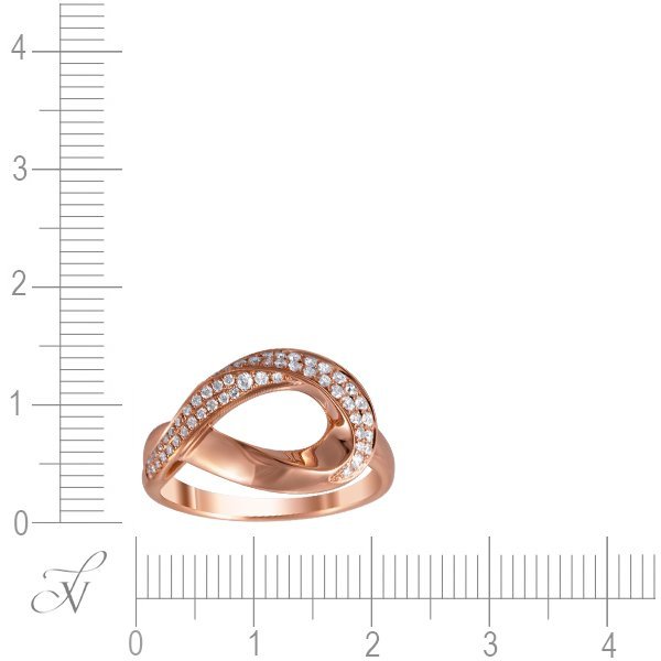 Кольцо из золота с бриллиантом (Арт.r37098a-3005_ko_pink)
