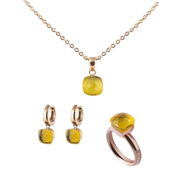 Колье-бижутерия Qudo (Арт.400329.1_br_rg)