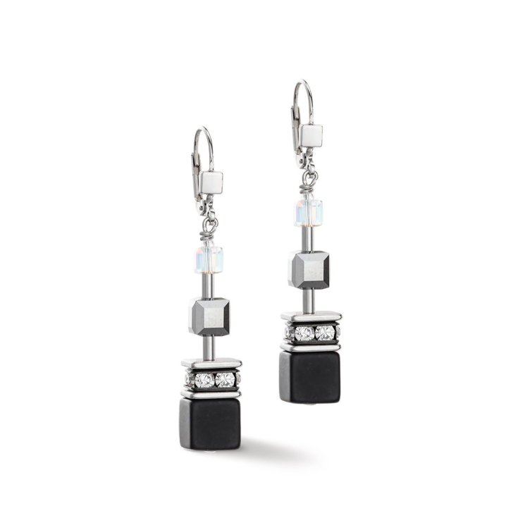 Coeur de lion серьги black-white la_4530_20-1314