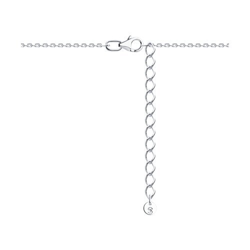 Колье из серебра с фианитами (Арт.94071363)