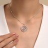 Колье из серебра с фианитами (Арт.94071363)