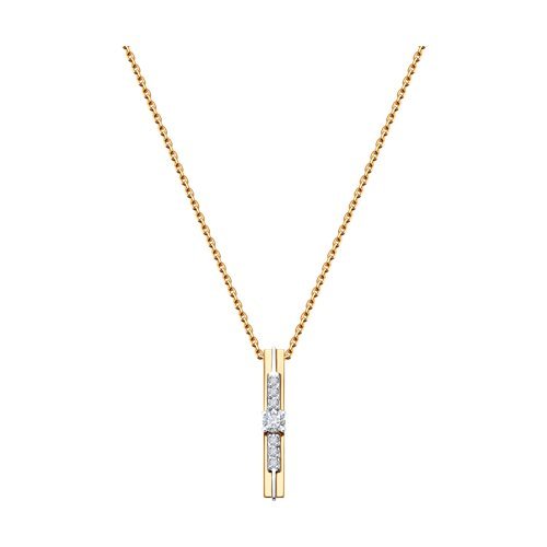 Колье из золота с фианитами (Арт.51-170-01994-1)