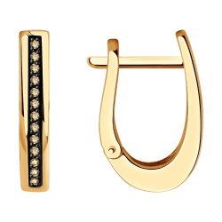Серьги из золота с бриллиантами (Арт.51-220-01356-3)