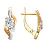 Серьги из золота с фианитами (Арт.51-120-00109-1)
