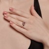 Кольцо золотое с аметистом и фианитами «Вихрь Лиловый» Соколов (арт.51-310-02281-4)
