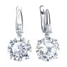 Серьги из серебра с фианитами (Арт.94022277)