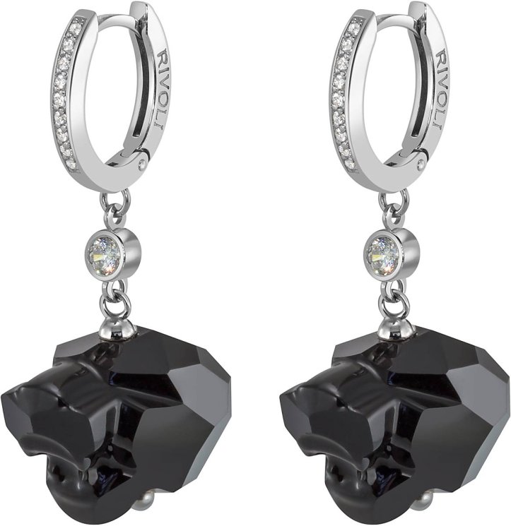 Серьги из серебра с кристаллом swarovski (Арт.swks-b-4-14-108-s)