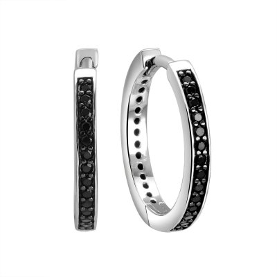 Серьги из серебра с шпинелью (Арт.cz-e04398-x-wb-x-x-b)