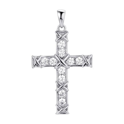 Кулон из серебра с фианитом (Арт.cz-p01272-x-w-x-x-w)