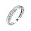 Кольцо серебряное с фианитами «Spark Line» Fresh Jewelry (арт.CZ-R01195-X-W-X-X-W)