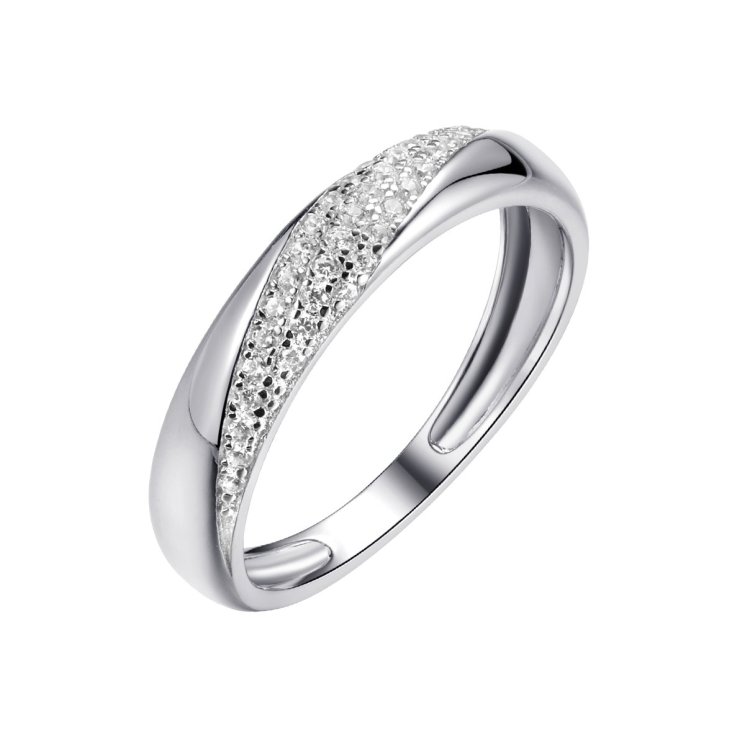 Кольцо из серебра с фианитом (Арт.cz-r01195-x-w-x-x-w)