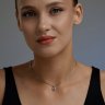 Подвеска из серебра с аметистом и фианитами (Арт.92030865) Подвеска из серебра с аметистом и фианитами (Арт.92030865)