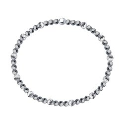 Браслет из серебра с синтетическим жемчугом (Арт.94050600)