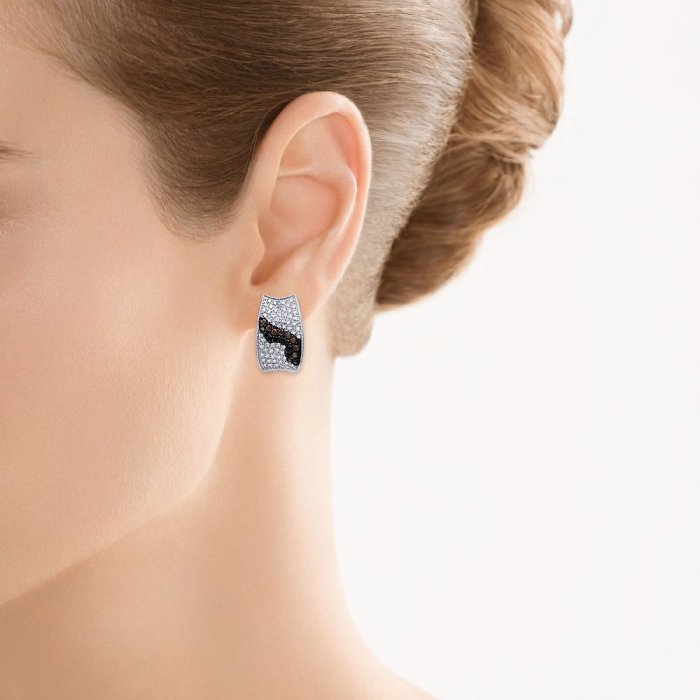 Серьги из белого золота с бриллиантом (Арт.9902dwe4t_yg)