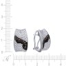 Серьги из белого золота с бриллиантом (Арт.9902dwe4t_yg)