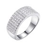 Кольцо серебряное с фианитами «Spark Line» Fresh Jewelry (арт.MP-R00300-X-W-X-X-W)