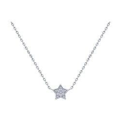 Колье из серебра с фианитами (Арт.94070158)