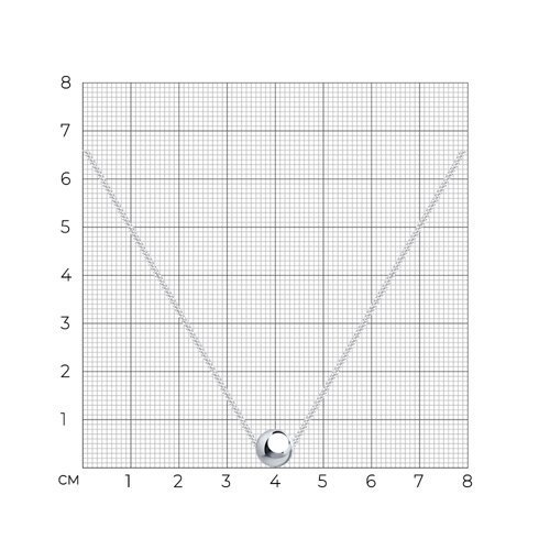 Колье из серебра (Арт.94070492)