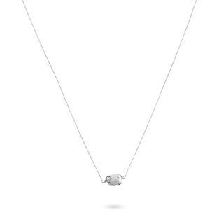 Ожерелье серебряное с кубическим цирконием «Affetto Glow» Fresh Jewelry (арт.RB-N00328-X-W-X-X-W)