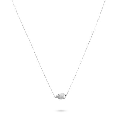 Ожерелье серебряное с кубическим цирконием «Affetto Glow» Fresh Jewelry (арт.RB-N00328-X-W-X-X-W)