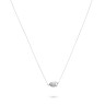 Ожерелье серебряное с кубическим цирконием «Affetto Glow» Fresh Jewelry (арт.RB-N00328-X-W-X-X-W)