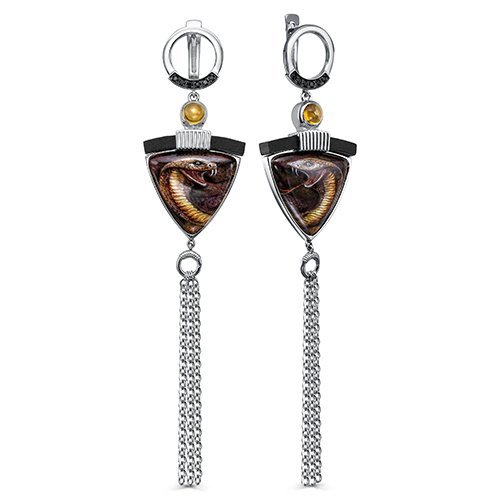 Серьги Кабаровский (Арт.2-139-80091) Серьги Кабаровский (Арт.2-139-80091)