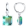 Серьги из серебра с ситаллами (Арт.92022846)