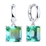 Серьги из серебра с ситаллами (Арт.92022846)