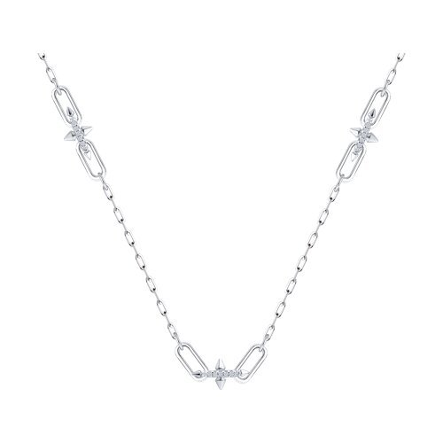 Колье из серебра с фианитами (Арт.94071364)