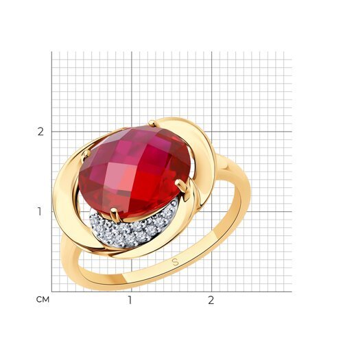 Кольцо золотое пробы 375 (Арт.37714333)