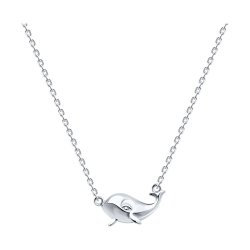 Колье из серебра с фианитом (Арт.94070956)