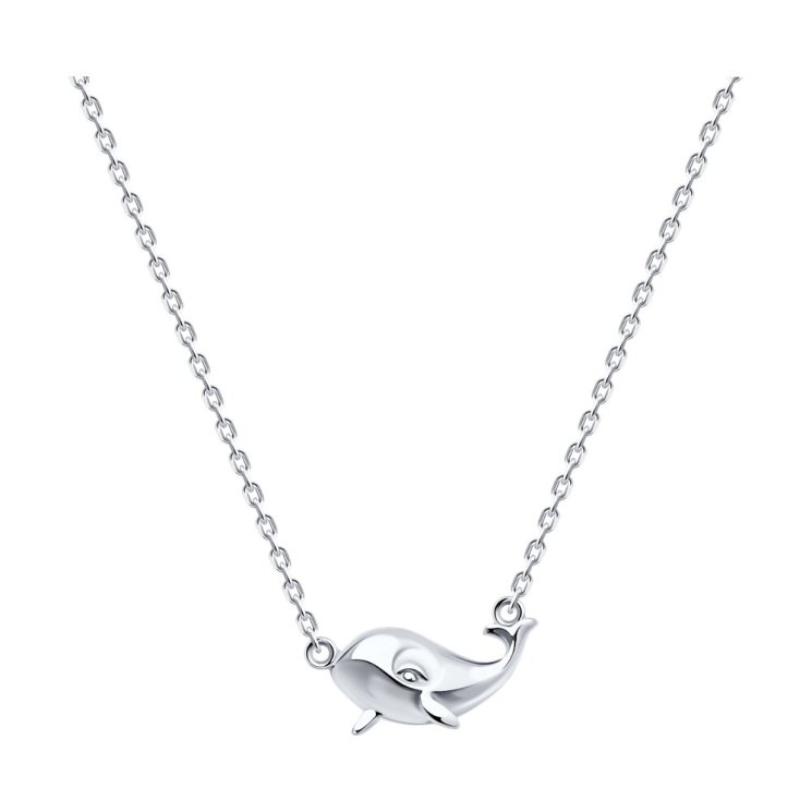 Колье из серебра с фианитом (Арт.94070956)