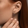 Серьги из золота с бриллиантами и танзанитами (Арт.51-220-02312-3)
