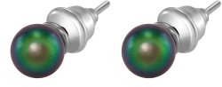 Серьги из серебра с жемчугом (Арт.aas-15-6-25-s)
