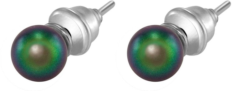Серьги из серебра с жемчугом (Арт.aas-15-6-25-s)