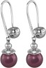 Серьги серебро с жемчугом «Beautiful Berry» Rivoli (арт.AAS-9-10-18-S)