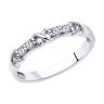 Кольцо из серебра с фианитами (Арт.94013526)