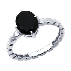 Кольцо золотое пробы 585 с агатом (Арт.716401-3)