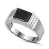 Кольцо серебряное с эмалью «Чёрные крылья» Myjewels (арт.012236187b_jemal)