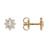Серьги из золота с фианитами (Арт.029956)
