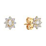 Серьги из золота с фианитами (Арт.029956)