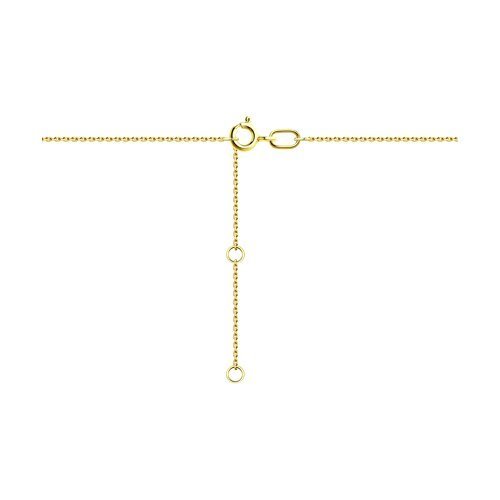 Колье золотое с празиолитом «Сердце утренней зари» Соколов (арт.770503-2)