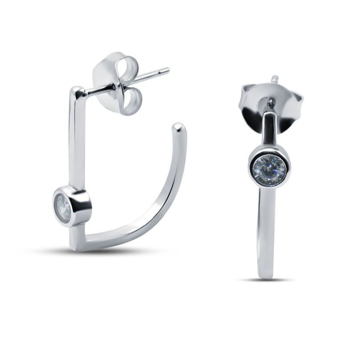 Серьги Серебряные крылья (Арт.02119264486_kubcirkonii)