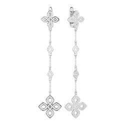 Серьги из серебра с фианитом (Арт.cz-e02928-x-w-x-x-w)