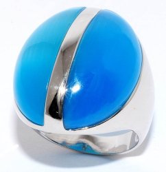 Кольцо Серебряные крылья (Арт.21sr0455-c020c021-97_koshachiiglaz_60)