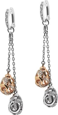 Серьги из золота с бриллиантом (Арт.23_2273_e11wp)