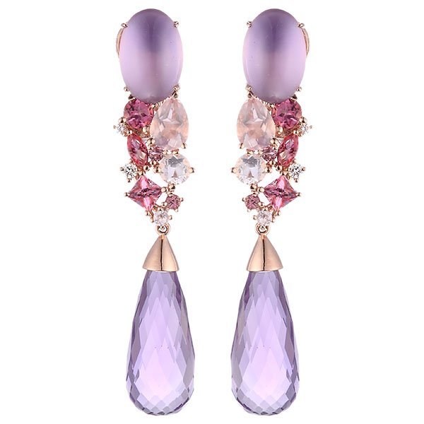Серьги из золота с аметистом и бриллиантом (Арт.e36677c-1_sr_am_mc_pink)
