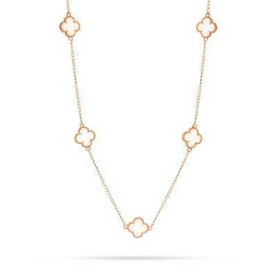 Ожерелье из серебра с керамикой (Арт.tc-n00748-w-g-x-x-x)