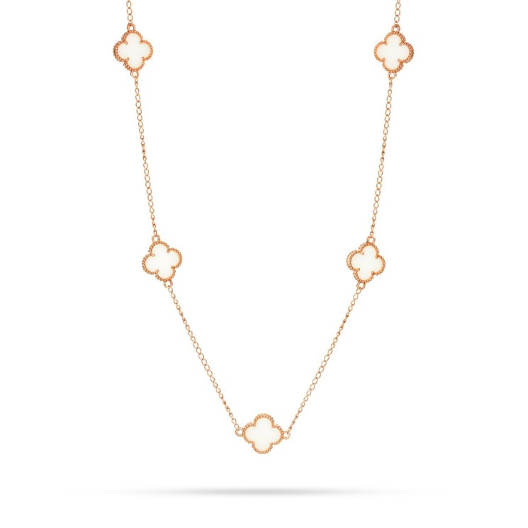 Ожерелье из серебра с керамикой (Арт.tc-n00748-w-g-x-x-x)