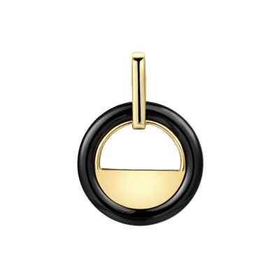 Кулон с керамикой «Ceramic Balance» серебро 925 Fresh Jewelry (арт.TC-P01563-B-L-X-X-X)